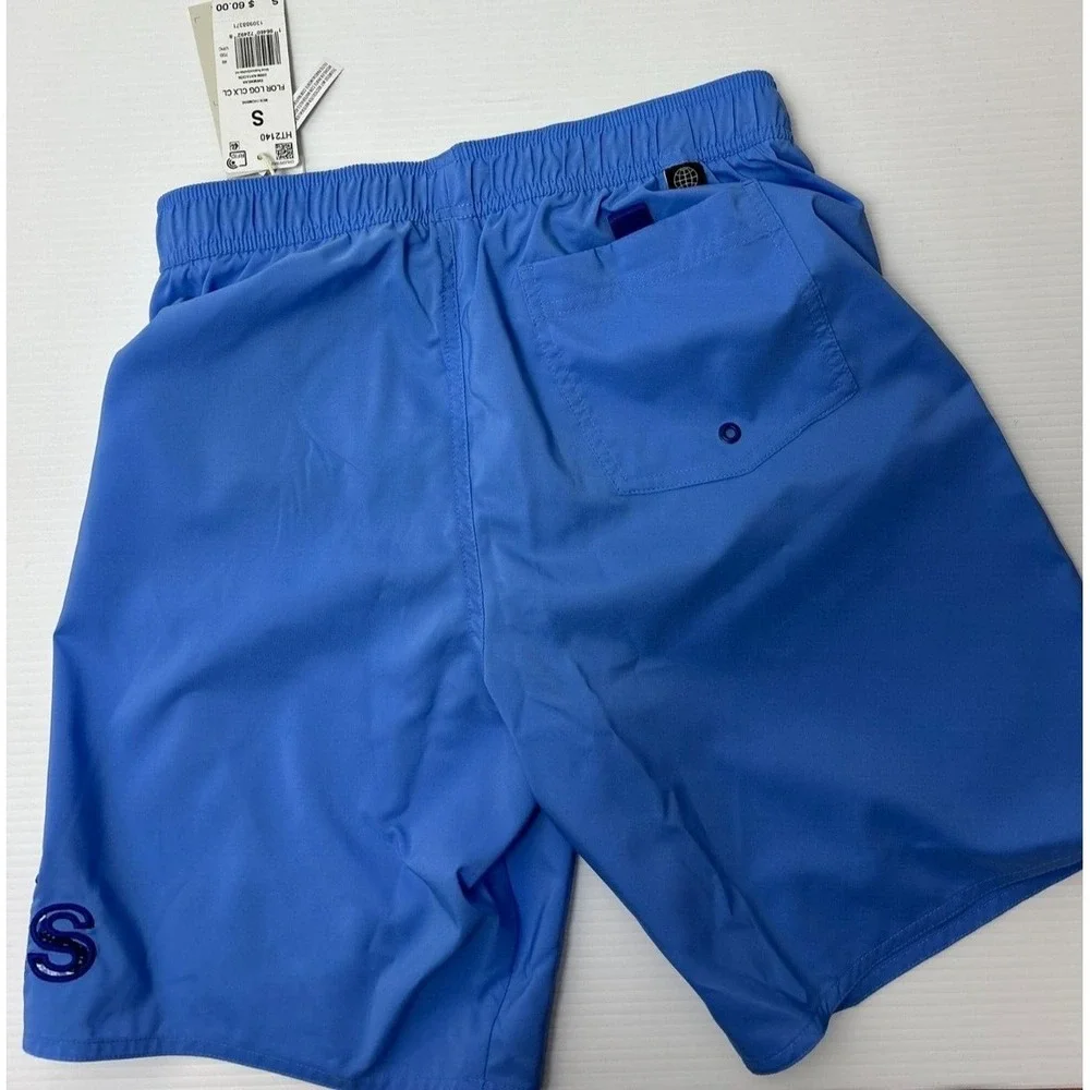 Adidas Men's Size Small CLX Classic Swim Shorts Trunks Blue Fusion HT2140